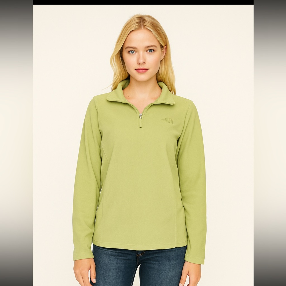The North Face Ladies Size Large Lime Green Pullover